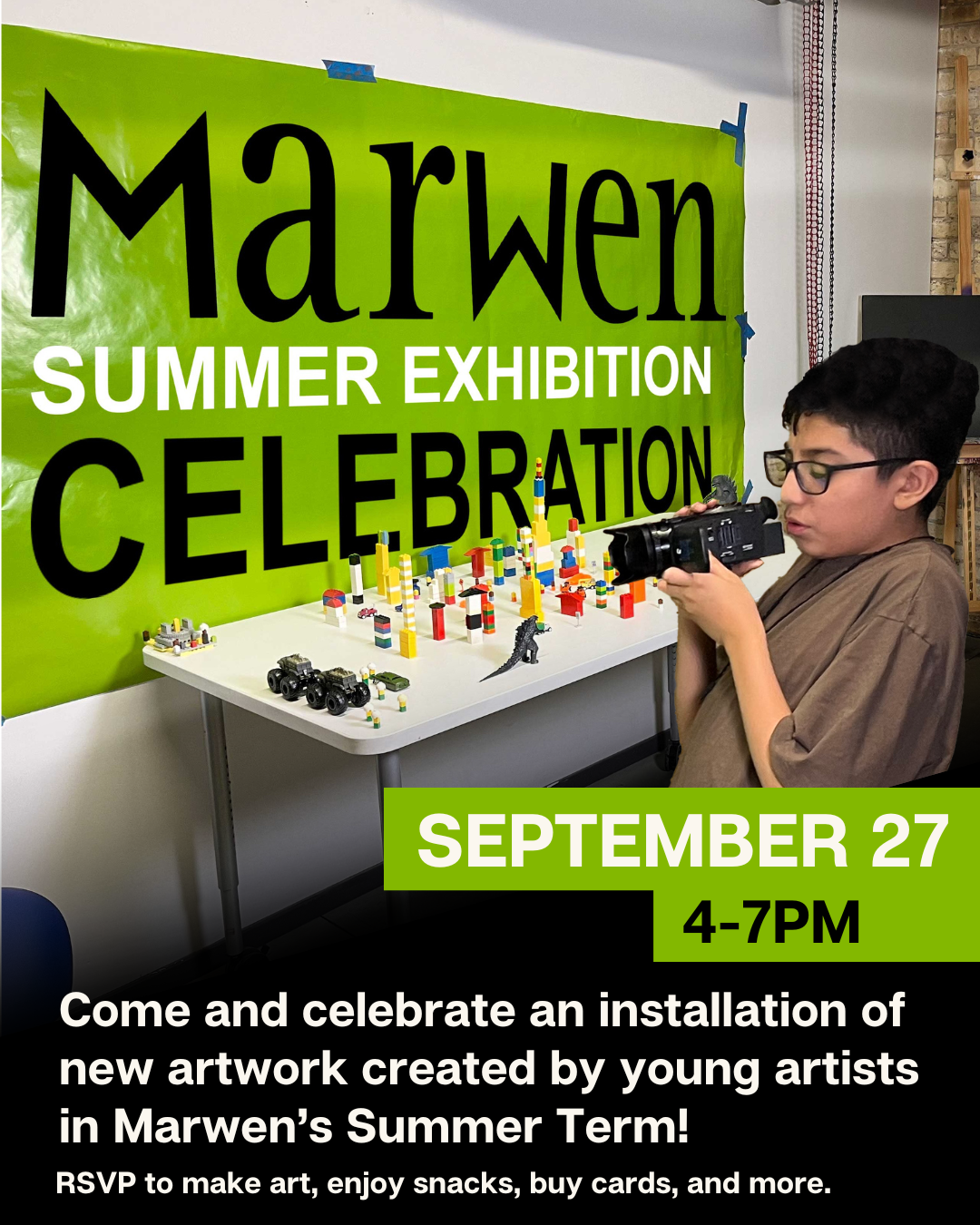 Marwen Summer Exhibition Celebration - September 27th from 4-7pm