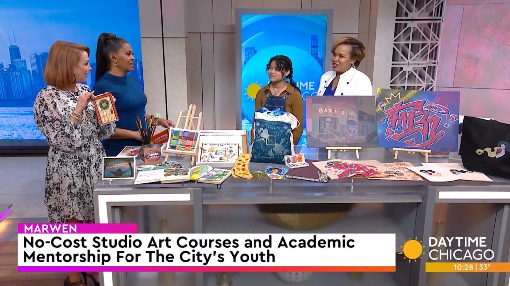 Marwen makes an appearance on WGN's Daytime Chicago 