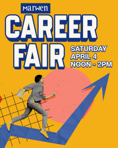Marwen's Career Fair will be held on April 4, 2026 from Noon - 2pm
