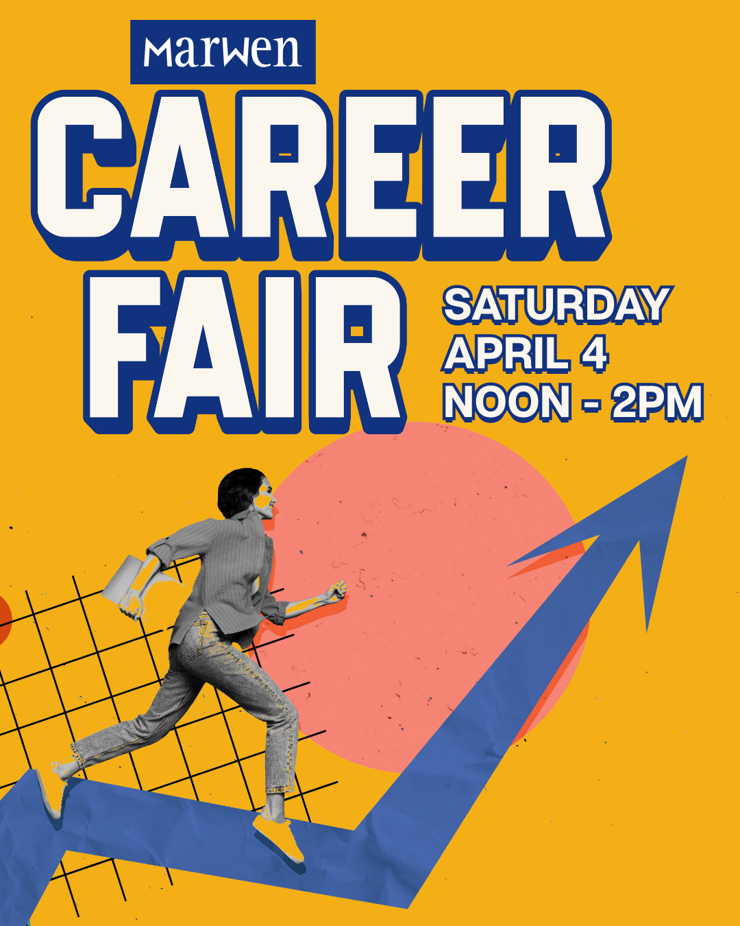 Marwen's Career Fair will be held on April 4, 2026 from Noon - 2pm