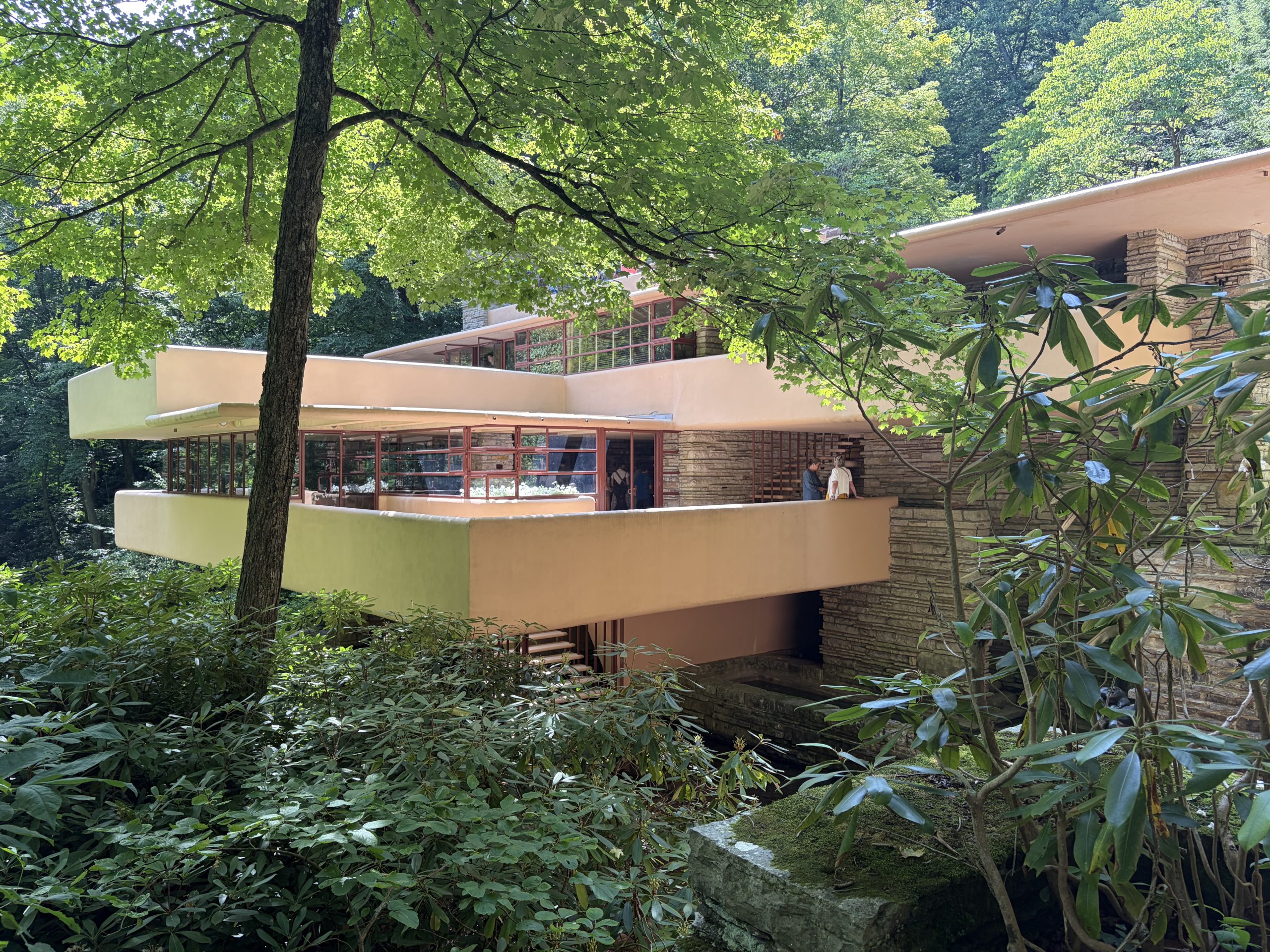 Young artists make art and memories at Frank Lloyd Wright's Fallingwater as part of Marwen's Artward Bound residency program.